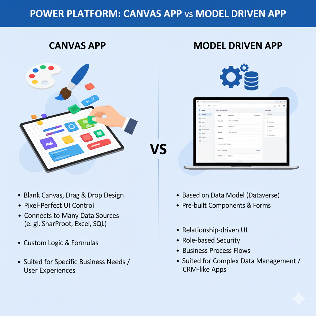 Canvas vs. Model-Driven Apps